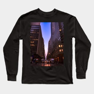 Sunset, Manhattan, NYC Long Sleeve T-Shirt